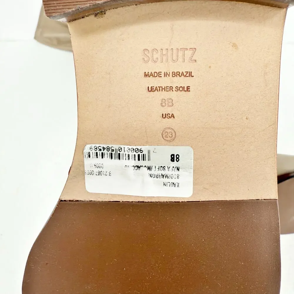 Schutz Womens Kaolin Over The Knee Flat Boots US 8 B EU 38.5 Beige NWOB - Picture 11 of 11